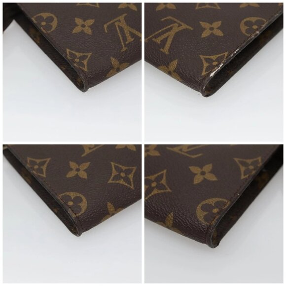 LOUIS VUITTON Monogram Bucket PM Accessory Pouch LV Auth
